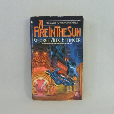 A Fire in the Sun (1990) by George Alec Effinger - Vintage Science Fiction Novel 