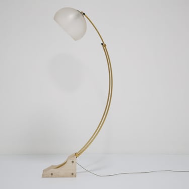 Vintage Italian Arc Floor Lamp by Goffredo Reggiani, 1960s.