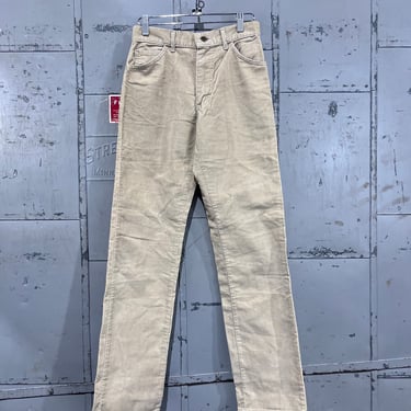 70’s beige Lee corduroy straight pants 