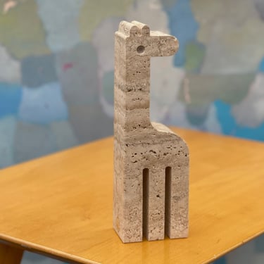Fratelli Mannelli | Travertine Sculpture | Giraffe 