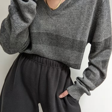 Burberry Stone Striped Cashmere Sweater