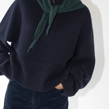 Cashmere Judith Sweater in Navy