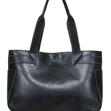 Gucci - Black Leather Mini Tote Bag