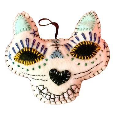 TTC Embroidered Cat Ornament