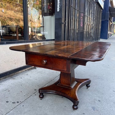 Coasters Aplenty | Early 19th Century Drop Leaf Dining Table