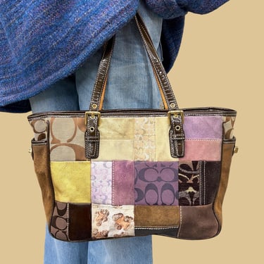 Vintage Coach Gallery Signature Zip Tote Retro 2000s | Retrospect