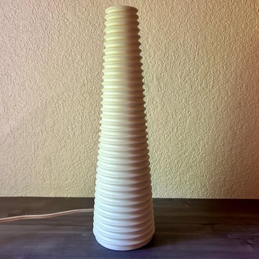 Vintage White Ikea Bista Vintage Feldspar Porcelain Table Lamp, Vintage ikea atmosphere lamp 