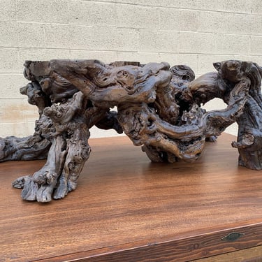 Redwood Root Table Base