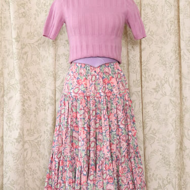 Laura Ashley Tiered Garden Skirt XS-M