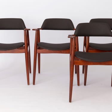 4 Vintage Armchairs by Hartmut Lohmeyer for Wilkhahn 1960s - German Design 