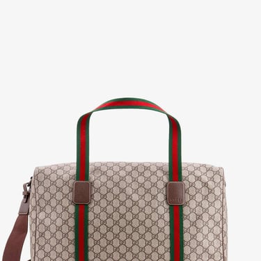 Gucci Woman Duffle Bag Woman Beige Travel Bags