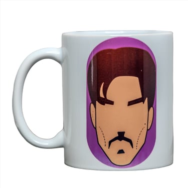 The Icon Series Mugs | Coffee Cup | Hand printed original artwork mugs | Prince 