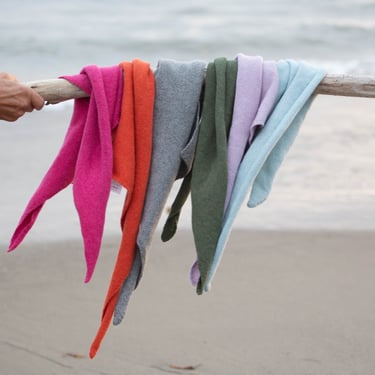 Newport Recycled Cashmere Triangle Scarf