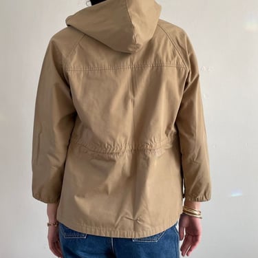 vintage 60s Izod Lacoste hooded anorak jacket