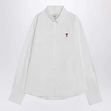 Ami Paris White Ami De Coeur Shirt Men