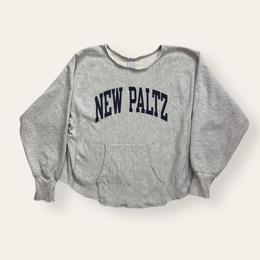 Vintage 1990’s Newpaltz Champion Reverse Weave Distressed Sweatshirt