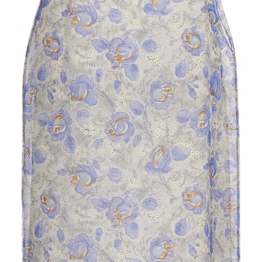 Prada Women Nylon Midi Skirt