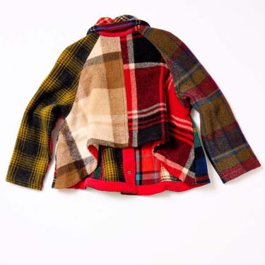 Carleen Laurel Swing Jacket - Mixed Plaid