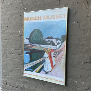 Edvard Munch Exhibition Poster, Summer 1982