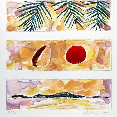 Rising Sun - Falling Coconut by Bill Beckley 