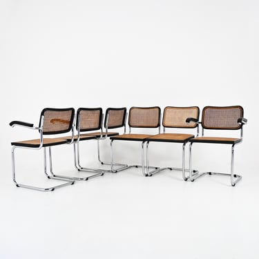 Dining Chairs Style B32 by Marcel Breuer, Set of 6 