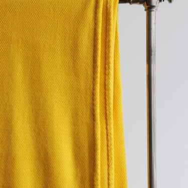 LARGE CASHMERE BLANKET in Yellow