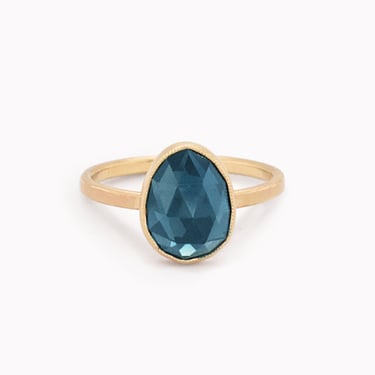 Freeform Blue Topaz Ring