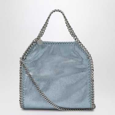 Stella Mccartney Falabella Mini Shiny Light Blue Bag Women