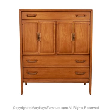 Mid-Century Drexel Dresser Gentleman’s Chest Meridian Collection 
