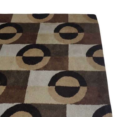 Geometric Rug, 1970s 