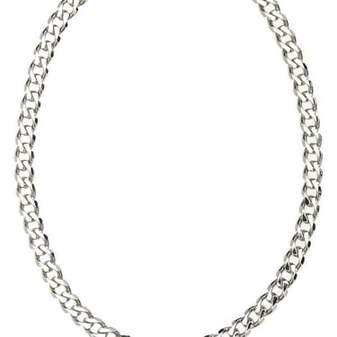 Emanuele Bicocchi Man 925 Silver Edge Chain Necklace