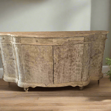 Zentique 79'' Pine Wood Distressed Rustic Sideboard SH265-8