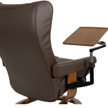 Stressless Personal Table<br />Brown Wood Tone (Image is teak wood tone, the item is boxed)