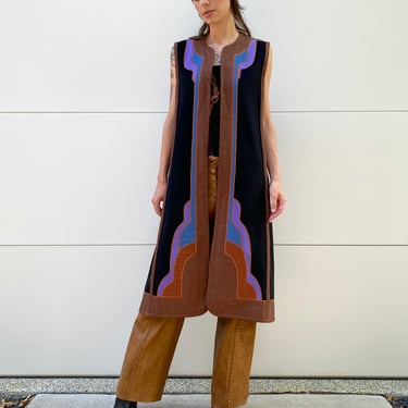 Moonwalk Patchwork Duster Vest