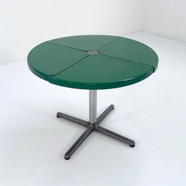 Green Plana Folding Table by Giancarlo Piretti for Castelli, 1970s 