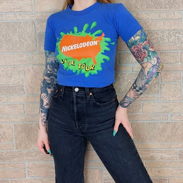 1993 Nickelodeon Live Tour T Shirt 