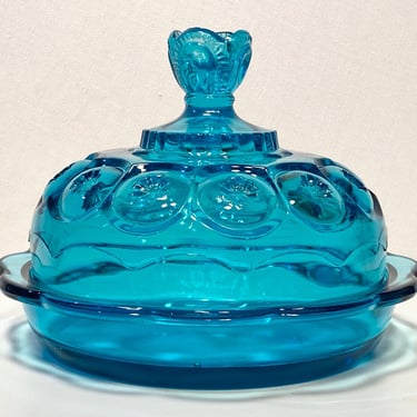 L.E. Smith Moon and Stars Covered Dish 
