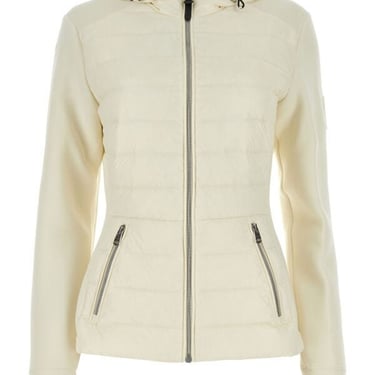 Mackage Woman Ivory Cotton Blend Dellaz Sweatshirt