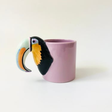 1990s Toucan Mug by Berschrund, Seattle 