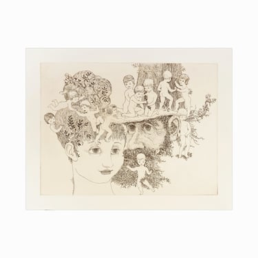 1972 Curt Frankenstein Etching on Paper 