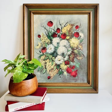 Framed Floral Print