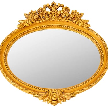 French Louis XVI Revival Giltwood Mirror