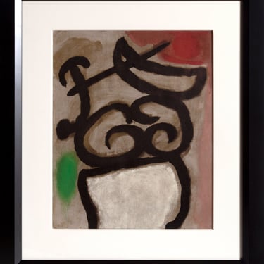 Joan Miro (After), Femme Assise, Offset Lithograph 