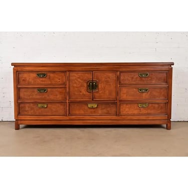 knee length dresses for ladies Mid Century Modern Walnut Credenza / Long Dresser by Broyhill Premier, C. 1960's main image 0