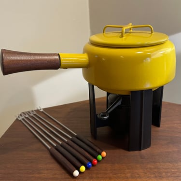 Vintage Cera-Met Enamel Yellow Dutch Oven Mustard Butterscotch Casserole  Enameled, Check Engine Vintage