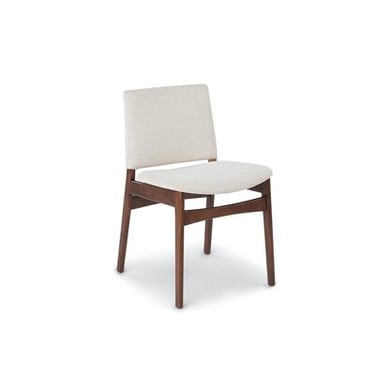 Light Grey + Walnut Dining Chairs