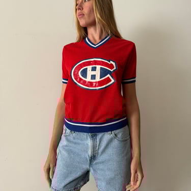 70s Montreal Canadiens Sport Top