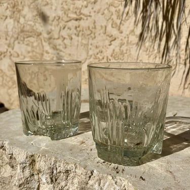 (set of 2) Italian Crystal Glasses - marked