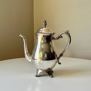 Vintage 1960s Silverplate F.B. Rogers Hollow Ware Coffee Pot 