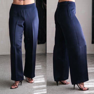 Vintage 90s Giorgio Armani Wide leg Pants | Made | The Vault 1969